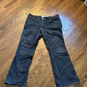 GAP Women's Dark Blue Flare Jeans